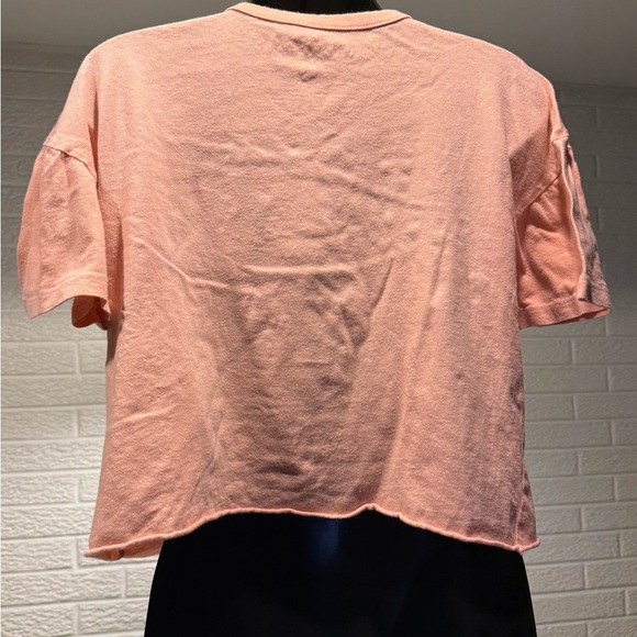 The Rolling Stones Peach Tee with Red Graphic - Picture 2 of 3